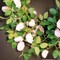 4Pcs(26 Ft) Pink Flower Garland for Daughters Babyshower, Rose Garlands for Decoration, Artificial Rose Hanging Vine for Wedding Artificial Plants for Party Garden Craft Art Garland